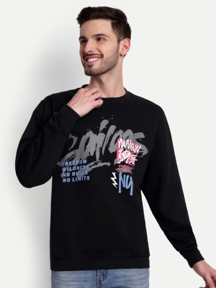 REGULAR FIT PRINTED SWEATSHIRT